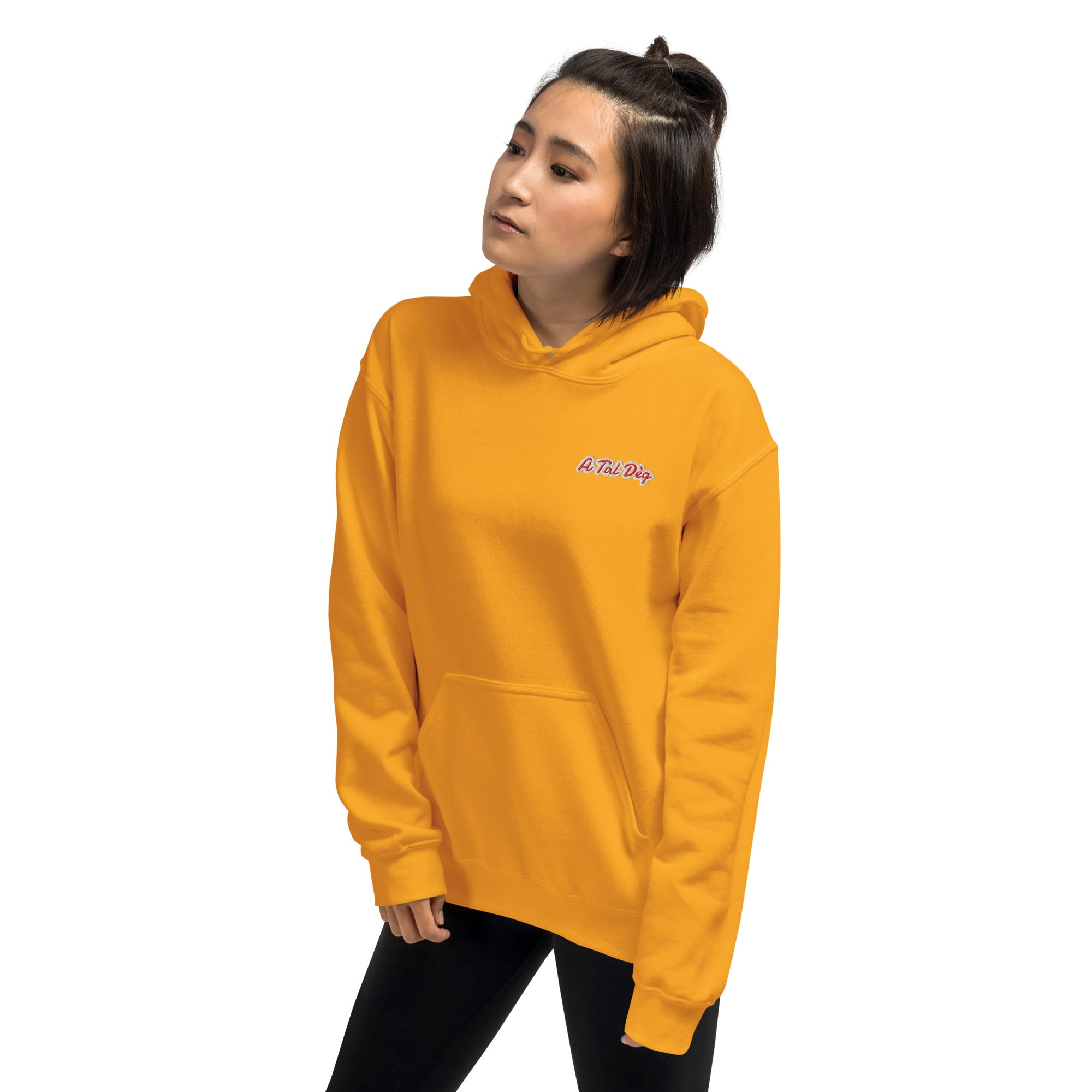 Felpa Ricamata Unisex con Cappuccio – Morbida – Design A Tal Dèg-Biiply