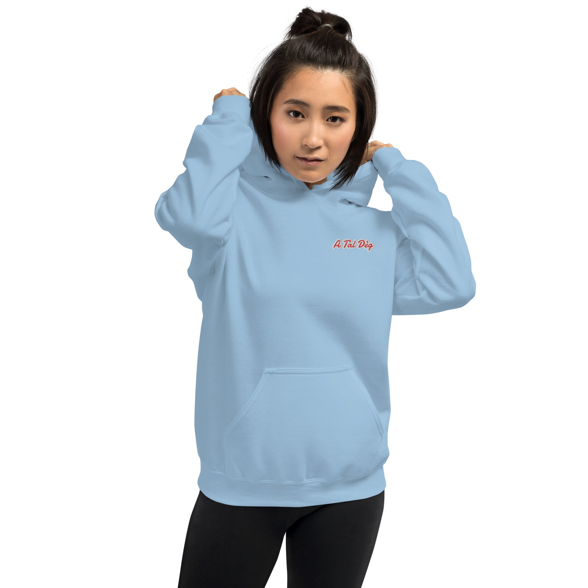 Felpa Ricamata Unisex con Cappuccio – Morbida – Design A Tal Dèg-Biiply