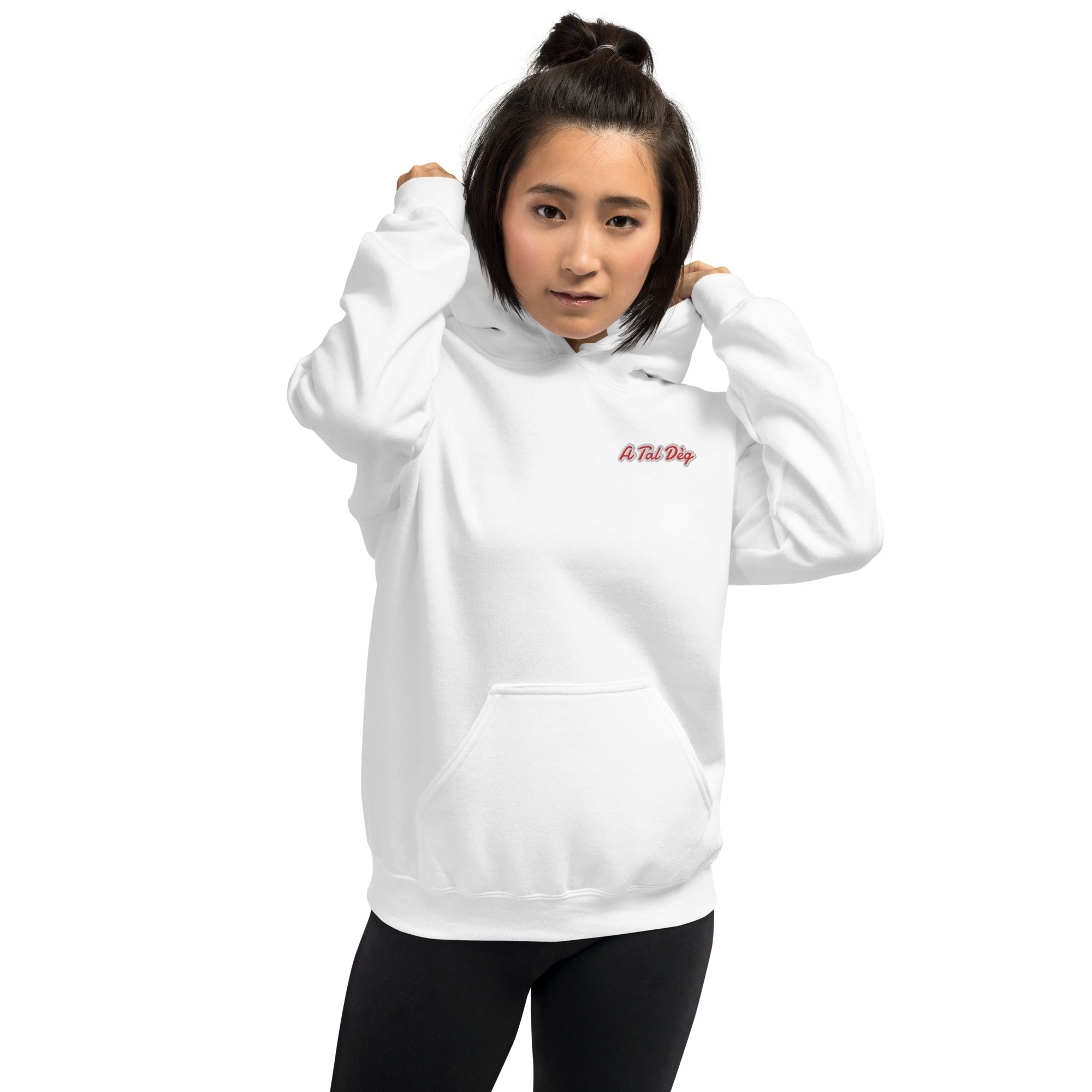 Felpa Ricamata Unisex con Cappuccio – Morbida – Design A Tal Dèg-Biiply