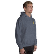 Felpa Ricamata Unisex con Cappuccio – Morbida – Design Avocado Con Megafono-Biiply