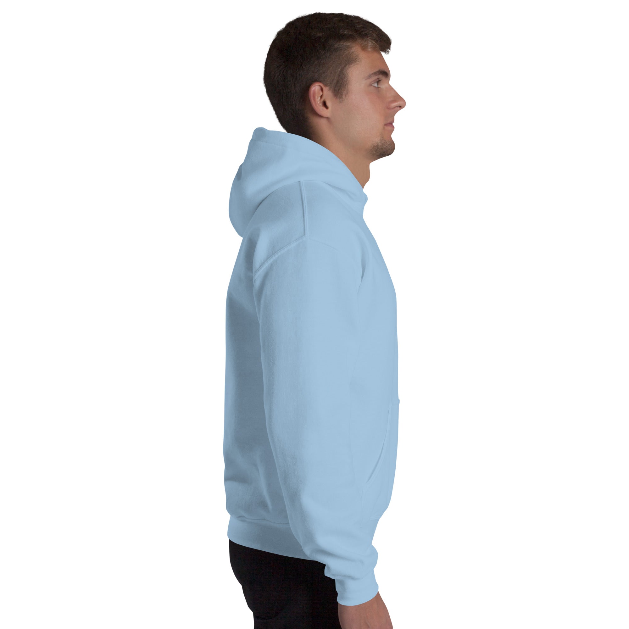 Felpa Ricamata Unisex con Cappuccio – Morbida – Design Avocado Con Megafono-Biiply