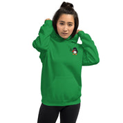 Felpa Ricamata Unisex con Cappuccio – Morbida – Design Beep Beep Pinguino-Biiply