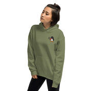 Felpa Ricamata Unisex con Cappuccio – Morbida – Design Beep Beep Pinguino-Biiply