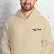 Felpa Ricamata Unisex con Cappuccio – Morbida – Design Buy The Dip-Biiply