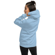 Felpa Ricamata Unisex con Cappuccio – Morbida – Design Canarino Giallo Blu-Biiply
