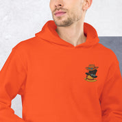 Felpa Ricamata Unisex con Cappuccio – Morbida – Design Cappelli dei Pirati-Biiply