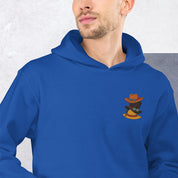 Felpa Ricamata Unisex con Cappuccio – Morbida – Design Cappelli dei Pirati-Biiply