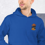 Sudadera Unisex Bordada con Capucha – Suave – Diseño Sombreros Piratas