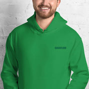 Felpa Ricamata Unisex con Cappuccio – Morbida – Design Cashflow-Biiply