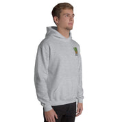 Felpa Ricamata Unisex con Cappuccio – Morbida – Design Catcus-Biiply