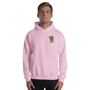 Felpa Ricamata Unisex con Cappuccio – Morbida – Design Catcus-Biiply