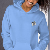 Felpa Ricamata Unisex con Cappuccio – Morbida – Design Ciak Mi Girano-Biiply