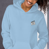 Felpa Ricamata Unisex con Cappuccio – Morbida – Design Ciak Mi Girano
