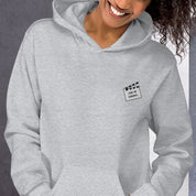Felpa Ricamata Unisex con Cappuccio – Morbida – Design Ciak Mi Girano-Biiply