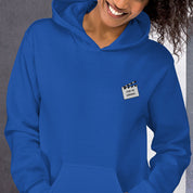 Felpa Ricamata Unisex con Cappuccio – Morbida – Design Ciak Mi Girano-Biiply