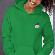 Felpa Ricamata Unisex con Cappuccio – Morbida – Design Ciak Mi Girano-Biiply