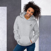 Felpa Ricamata Unisex con Cappuccio – Morbida – Design Ciak Mi Girano-Biiply