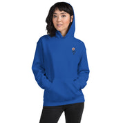 Felpa Ricamata Unisex con Cappuccio – Morbida – Design Ciliegio-Biiply