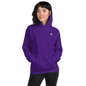 Felpa Ricamata Unisex con Cappuccio – Morbida – Design Ciliegio-Biiply