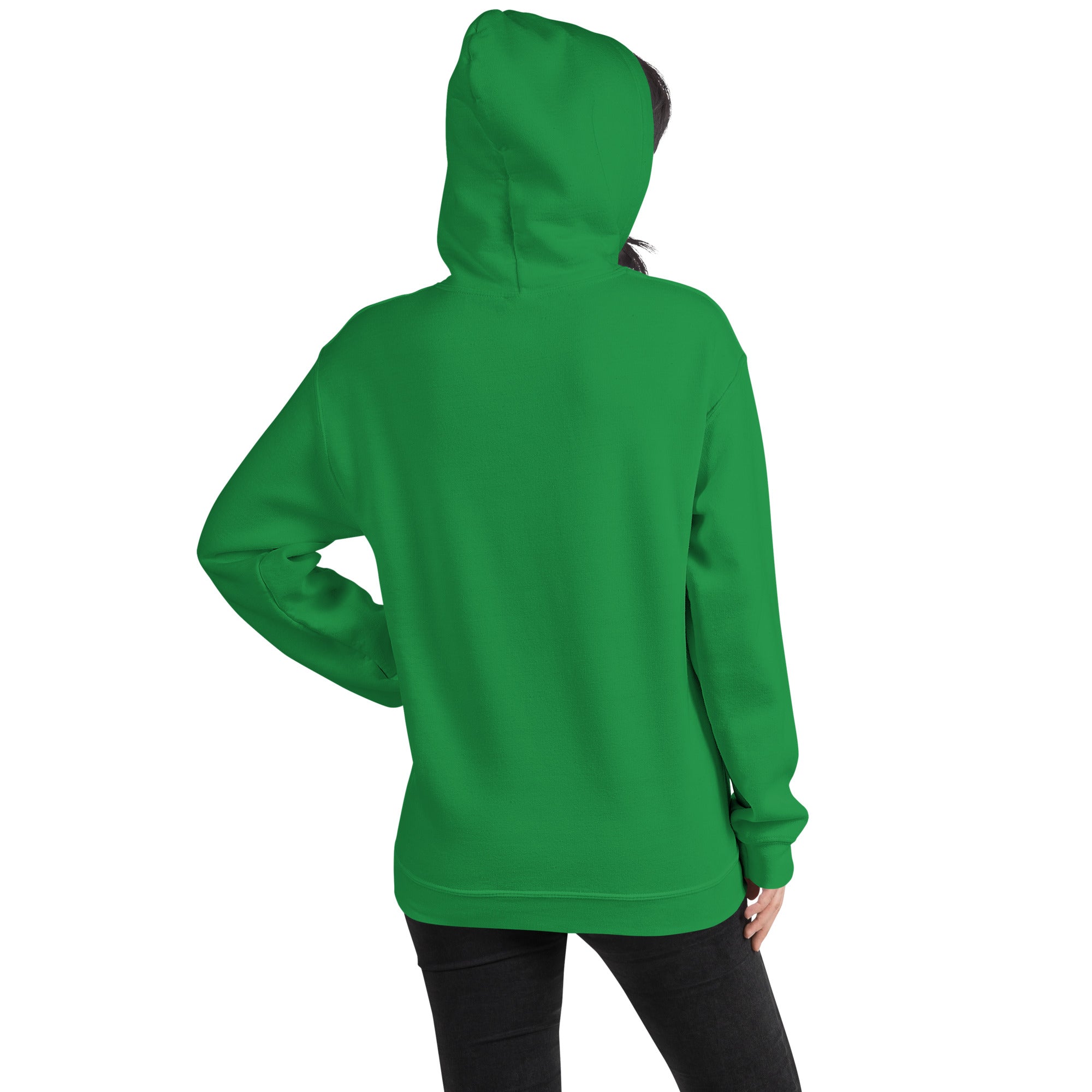 Felpa Ricamata Unisex con Cappuccio – Morbida – Design Ciliegio-Biiply