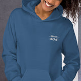 Felpa Ricamata Unisex con Cappuccio – Morbida – Design Error 404