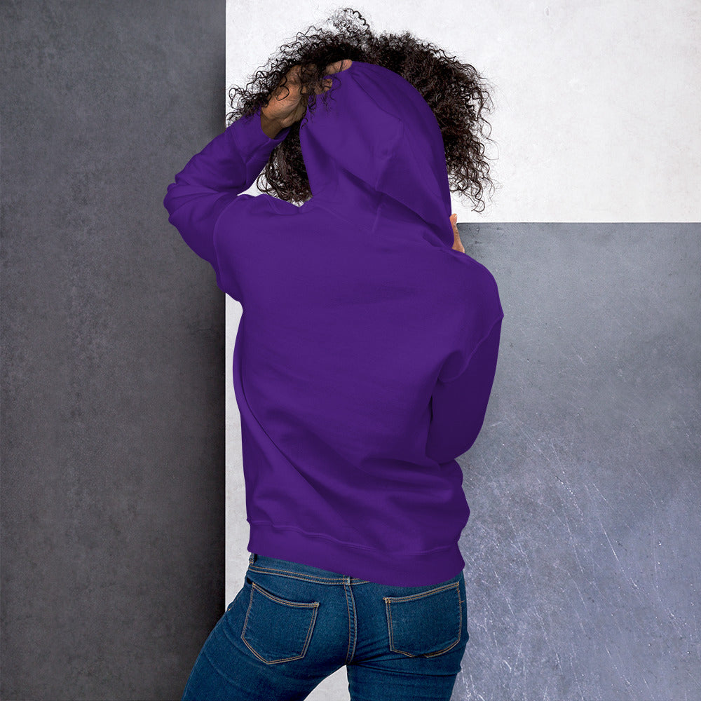 Felpa Ricamata Unisex con Cappuccio – Morbida – Design Error 404-Biiply