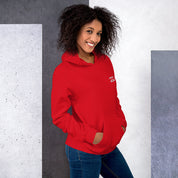 Felpa Ricamata Unisex con Cappuccio – Morbida – Design Error 404-Biiply