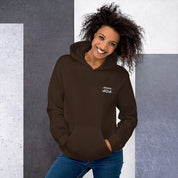 Felpa Ricamata Unisex con Cappuccio – Morbida – Design Error 404-Biiply
