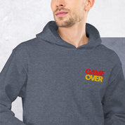 Felpa Ricamata Unisex con Cappuccio – Morbida – Design Game Over-Biiply