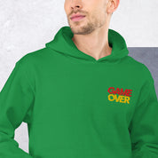 Felpa Ricamata Unisex con Cappuccio – Morbida – Design Game Over-Biiply
