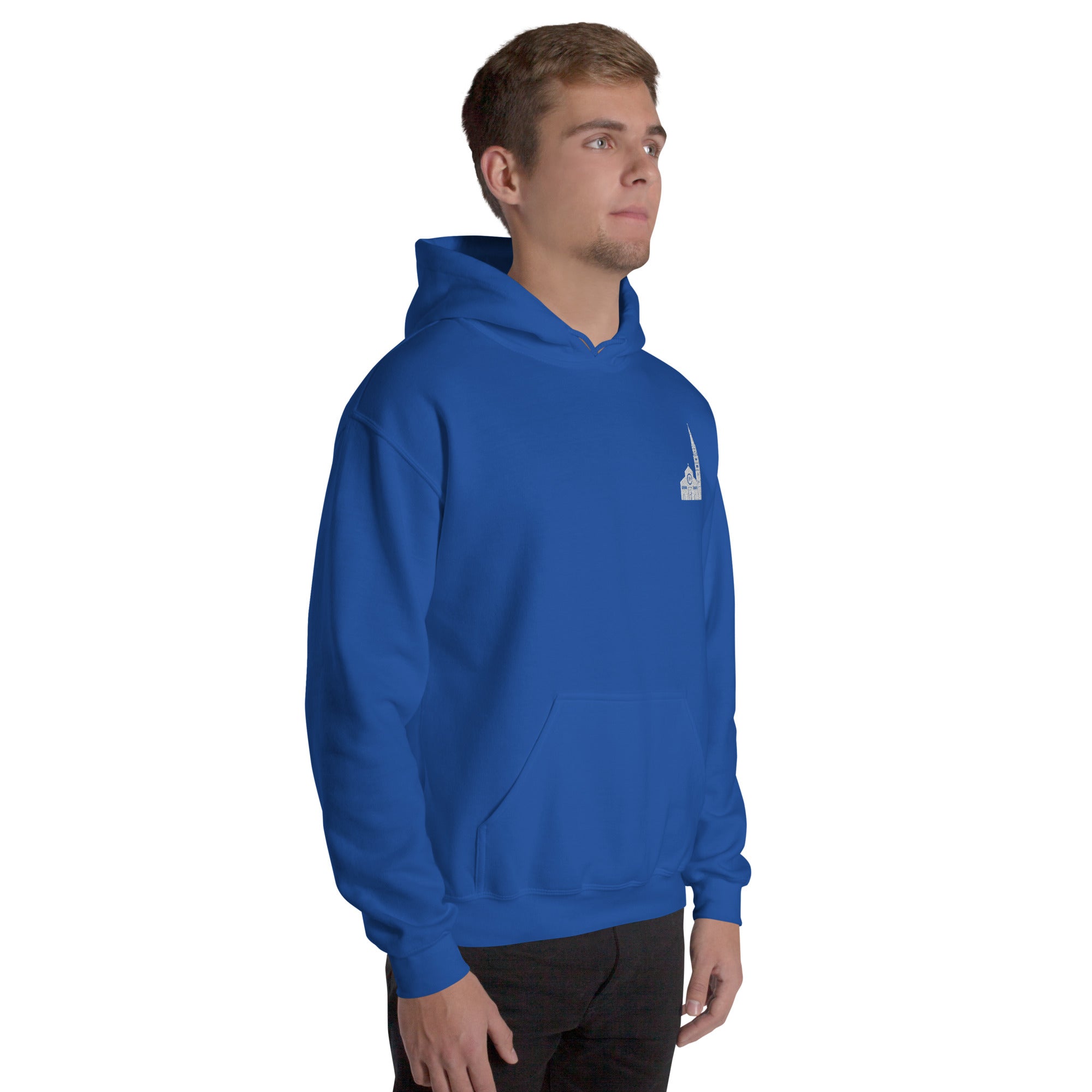 Felpa Ricamata Unisex con Cappuccio – Morbida – Design Ghirlandina Modena-Biiply