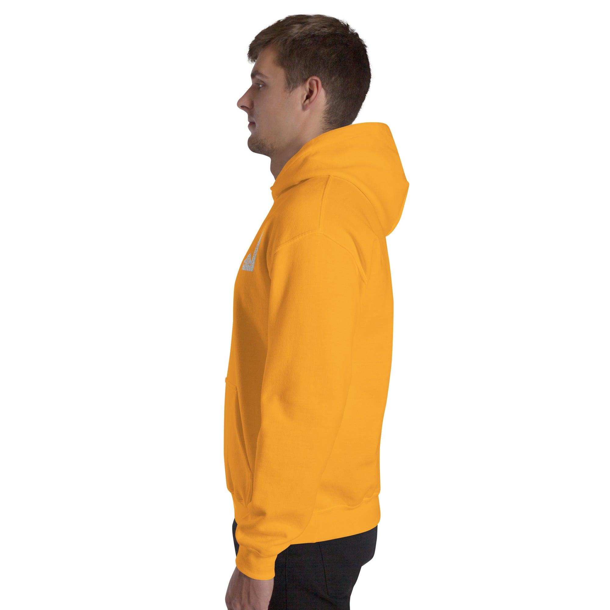 Felpa Ricamata Unisex con Cappuccio – Morbida – Design Ghirlandina Modena-Biiply