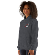 Felpa Ricamata Unisex con Cappuccio – Morbida – Design Ghirlandina con Scritta Modna-Biiply