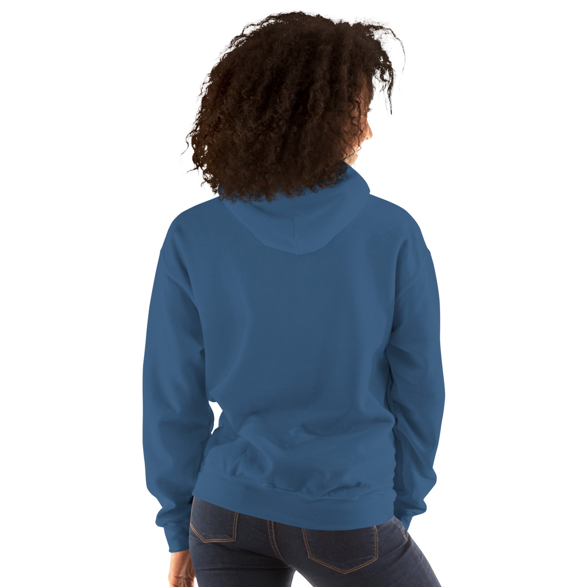 Felpa Ricamata Unisex con Cappuccio – Morbida – Design Ghirlandina con Scritta Modna-Biiply