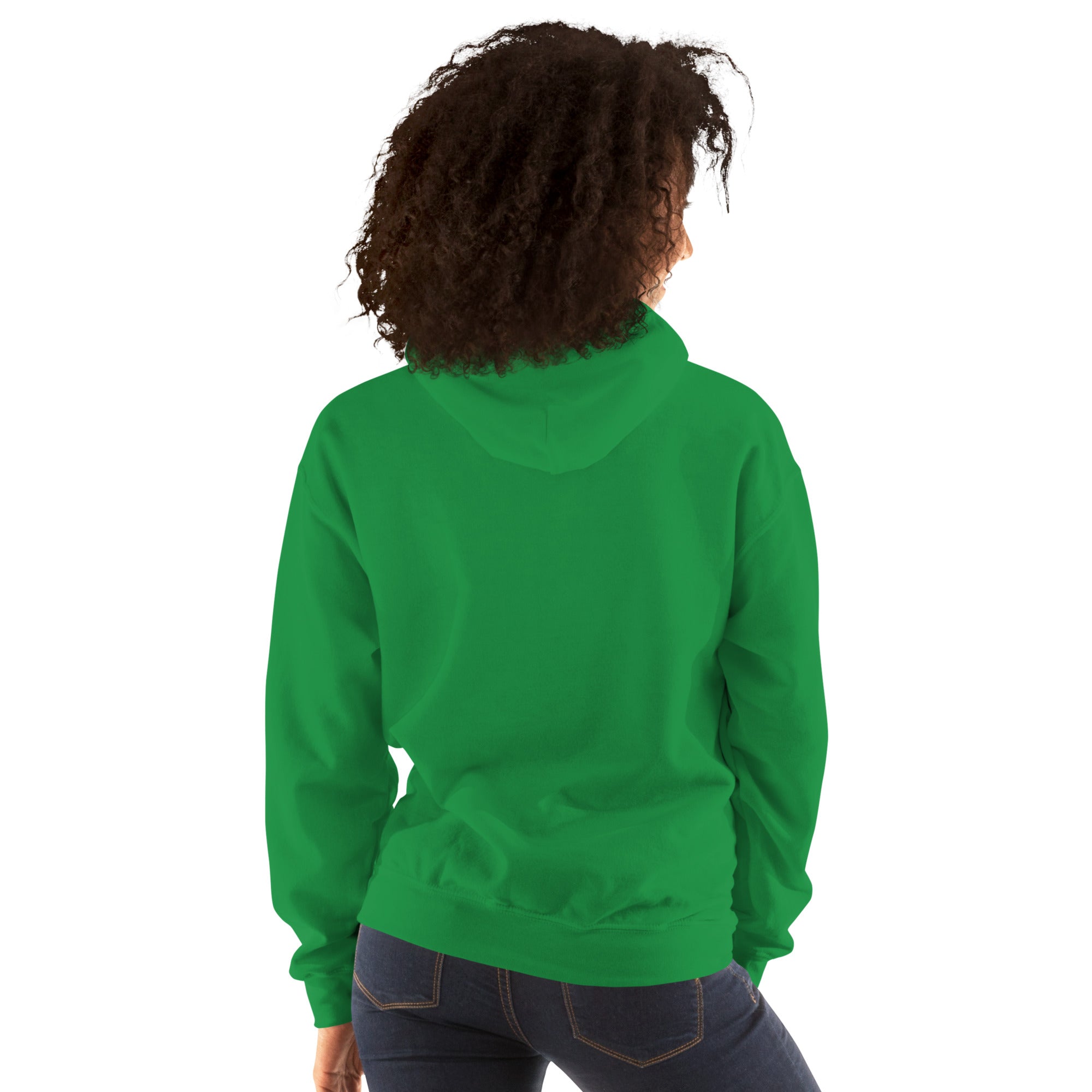 Felpa Ricamata Unisex con Cappuccio – Morbida – Design Ghirlandina con Scritta Modna-Biiply