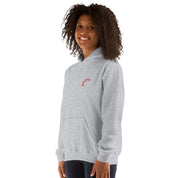 Felpa Ricamata Unisex con Cappuccio – Morbida – Design Ghirlandina con Scritta Modna-Biiply