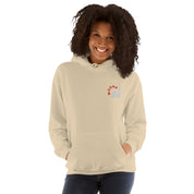 Felpa Ricamata Unisex con Cappuccio – Morbida – Design Ghirlandina con Scritta Modna-Biiply