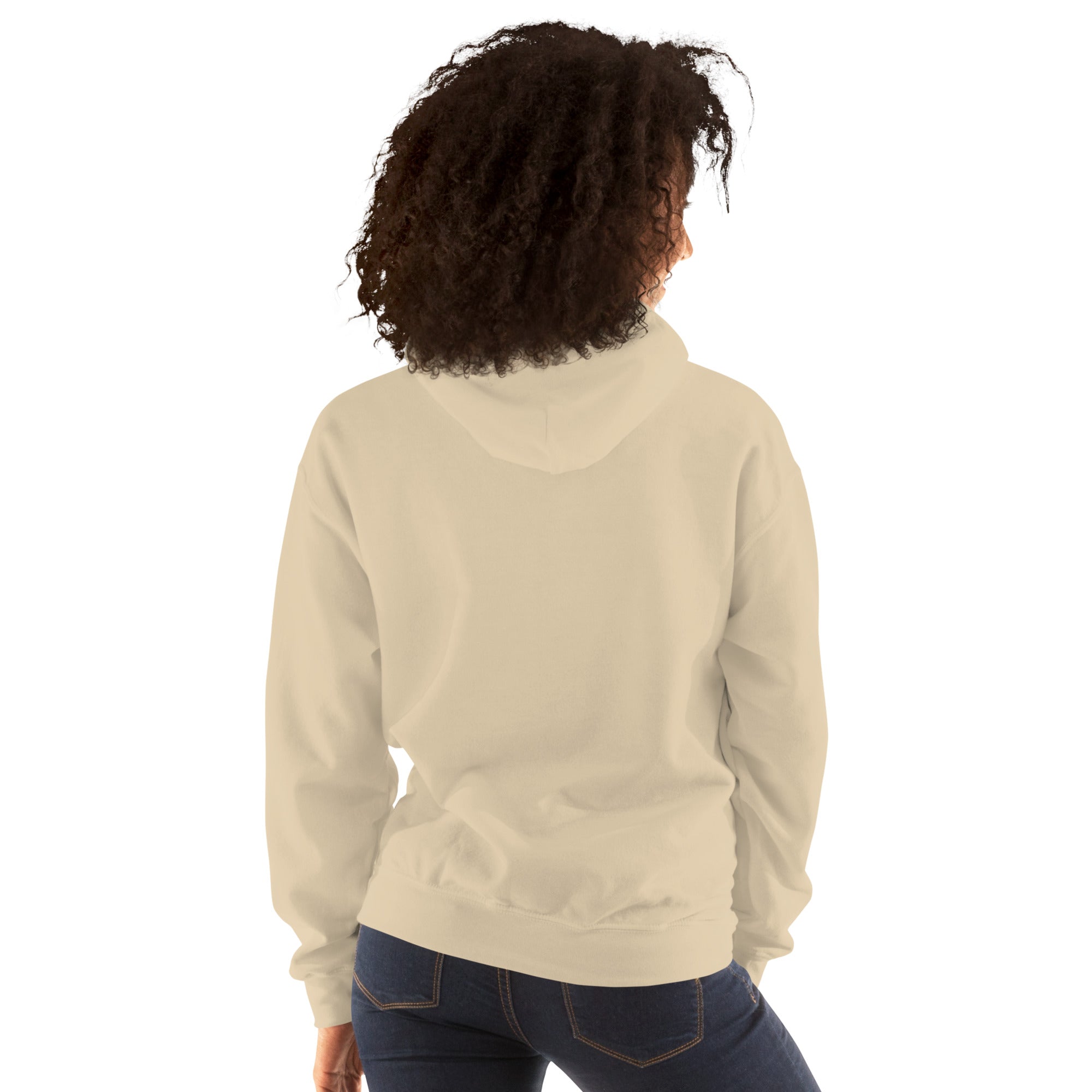 Felpa Ricamata Unisex con Cappuccio – Morbida – Design Ghirlandina con Scritta Modna-Biiply