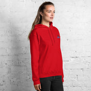 Felpa Ricamata Unisex con Cappuccio – Morbida – Design Good Vibes-Biiply