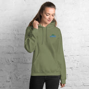Felpa Ricamata Unisex con Cappuccio – Morbida – Design Good Vibes-Biiply