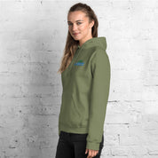 Felpa Ricamata Unisex con Cappuccio – Morbida – Design Good Vibes-Biiply