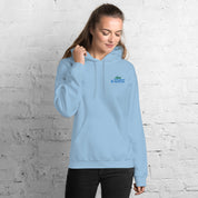 Felpa Ricamata Unisex con Cappuccio – Morbida – Design Good Vibes-Biiply