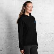 Felpa Ricamata Unisex con Cappuccio – Morbida – Design Good Vibes-Biiply
