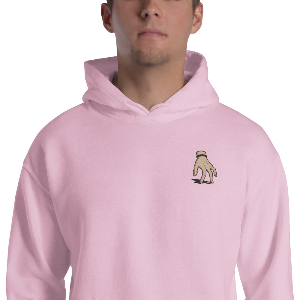 Felpa Ricamata Unisex con Cappuccio – Morbida – Design Hand-Biiply