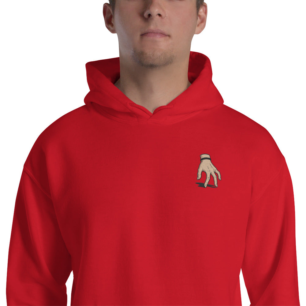 Felpa Ricamata Unisex con Cappuccio – Morbida – Design Hand-Biiply