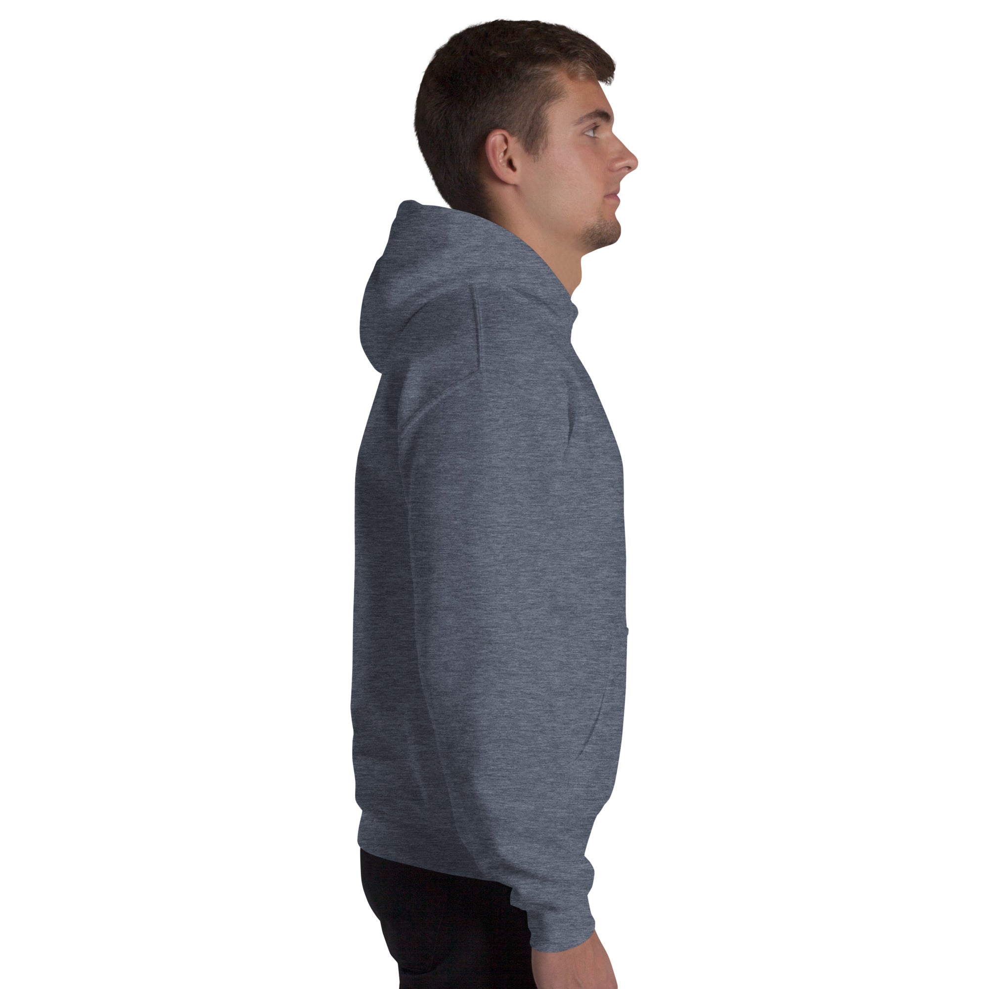 Felpa Ricamata Unisex con Cappuccio – Morbida – Design Hand-Biiply