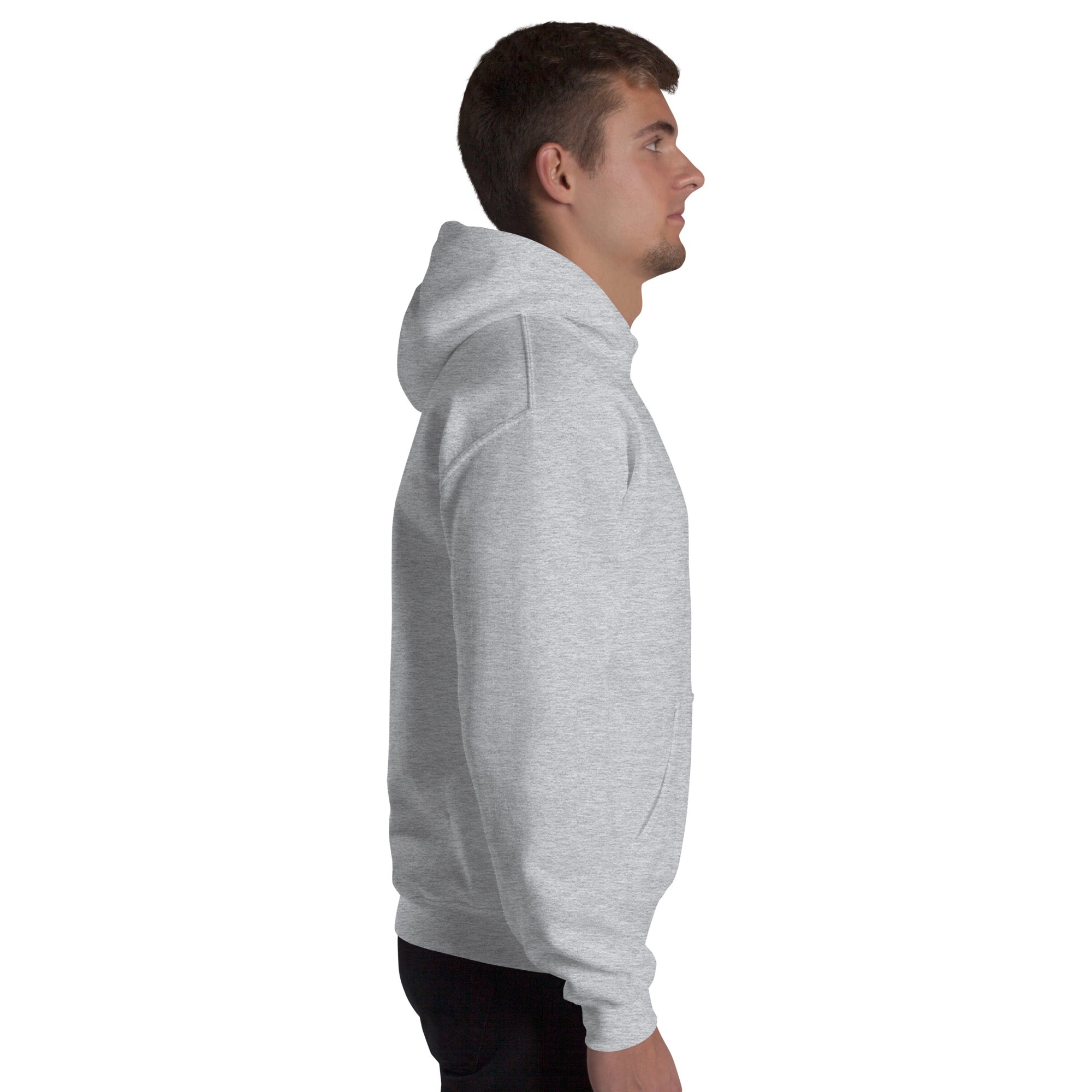 Felpa Ricamata Unisex con Cappuccio – Morbida – Design Hand-Biiply