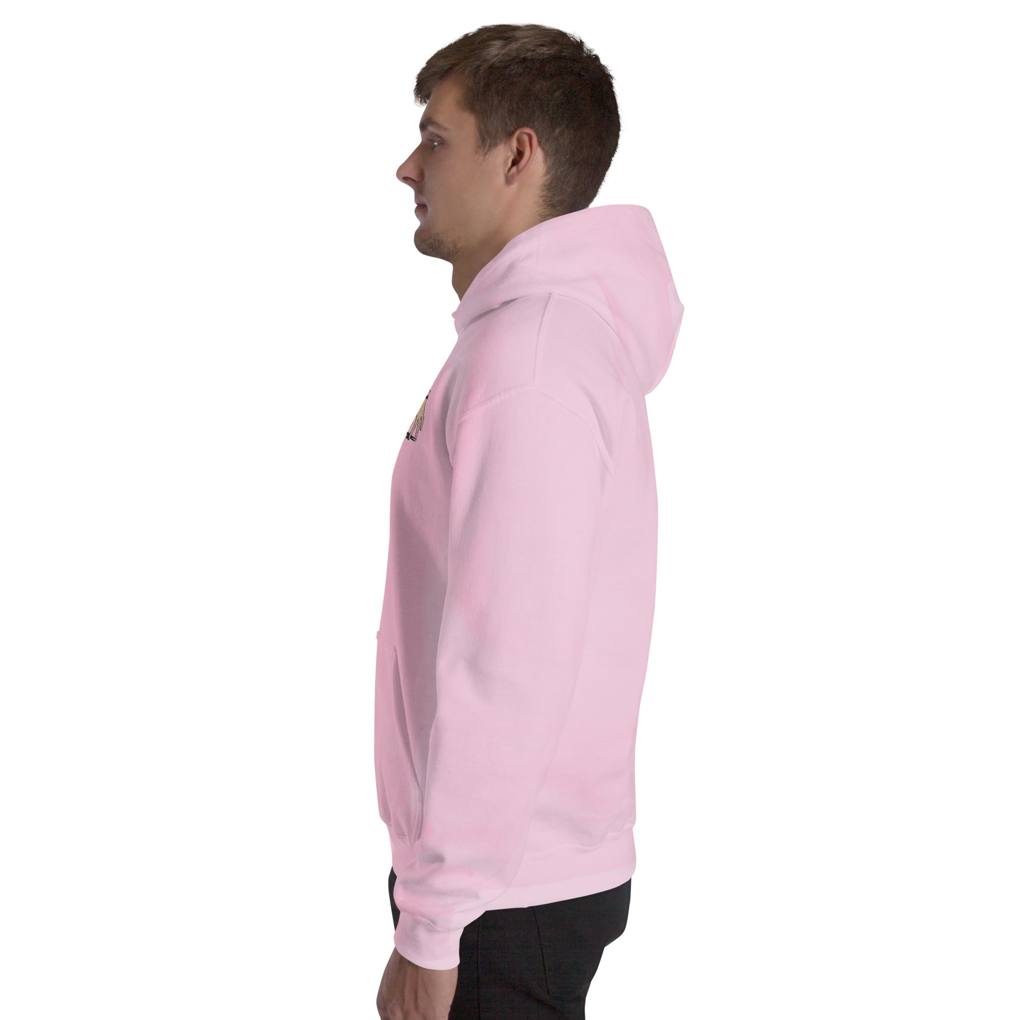 Felpa Ricamata Unisex con Cappuccio – Morbida – Design Hand-Biiply