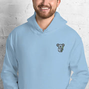 Felpa Ricamata Unisex con Cappuccio – Morbida – Design Koala-Biiply