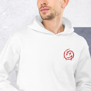 Felpa Ricamata Unisex con Cappuccio – Morbida – Design Melting Face-Biiply